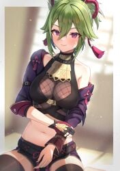 kuki shinobu from genshin impact by desire (des1re)