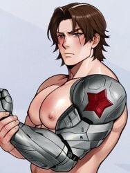 bucky barnes from marvel by otokobara