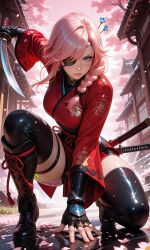 ai_generated aikunoichi anime ass bikini booty bra breasts ecchi female hentai huge_ass huge_boobs huge_breast katana kimono lace lesley_(mobile_legends) lewd lingerie mobile_legends nsfw pantie panties patreon rule34 sfw solo_female