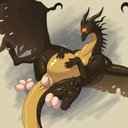 black dragon kalameet from dark souls by dhalek
