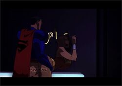 animated animated_gif dc dc_comics female gif male sex superman superman_(series) wonder_woman wonder_woman_(series)