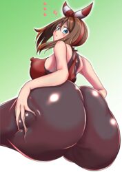 ... 1girls ? ai_shigeo ass big_ass big_breasts black_leggings blue_eyes blush bottom_heavy breasts brown_hair edit erect_nipples erect_nipples_under_clothes female hairband huge_ass huge_thighs large_ass large_breasts leggings light-skinned_female light_skin looking_down may_(pokemon) may_(pokemon_oras) medium_hair nintendo nipples pale-skinned_female pale_skin pokemon pokemon_oras ribbon thick_ass thick_thighs thighs third-party_edit tight_clothing voluptuous