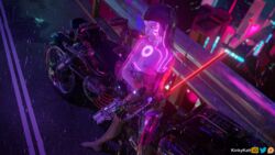 3d 3d_(artwork) cybernetics cyberpunk cyborg d.va female female_focus female_only girly kinkykatt3d overwatch robot