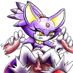 1girls 3boys anthro blaze_the_cat cat double_handjob eyelashes feline female female_focus fur furry hanageruge handjob male mammal purple_fur small_breasts sonic_(series) straight vaginal_penetration yellow_eyes