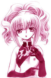 1girls anya_alstreim code_geass female female_only monochrome solo tagme