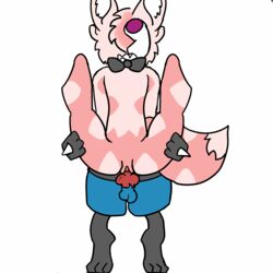 1:1 2020 absurd_res anthro anthro_on_feral anthro_penetrating_feral balls blue_body blue_fur bow_tie canid canine colored duo erection female female_focus female_penetrated feral feral_penetrated fur genitals hair halco_(artist) halco_(character) hi_res knot looking_at_viewer lucario machine male male_penetrating male_penetrating_female mammal nintendo nude open_mouth penetration penile_penetration penis pink_body pink_fur pokemon pokemon_(species) pussy quadruped sex simple_background simple_eyes smile solo_focus spikes stand_and_carry_position standing standing_sex straight vaginal_penetration video_games white_background