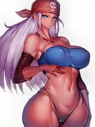 1girls big_breasts blue_dragon blue_dragon_(series) breasts cleavage erect_nipples female female_only fumio_(rsqkr) large_breasts looking_at_viewer nipples panties solo thick_thighs wide_hips zola