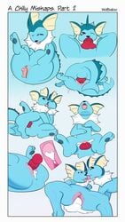 bodily_fluids creampie creampied_feral cum cum_in_pussy cum_inside duo eeveelution female feral feral_creampied feral_on_feral feral_penetrated feral_penetrating feral_pokemon genital_fluids genitals hi_res impregnation male nintendo penetration pokémon_(species) pokemon pokemon_(species) pussy straight transformation vaginal_penetration vaporeon video_games wolfbaloo