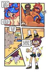 carly_(skarp_world) chapter_3_carrot_girl clothing comic dumfer_(skarp_world) gerph high_quality louis_(skarp_world) skarp_world skarpne_(skarp_world) tanline