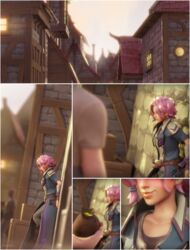 3d comic jineisho maeve_(paladins) paladins public