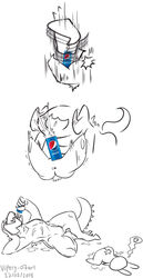 anthro anthro_on_anthro anthrofied anus ass bethesda_softworks claws comic deathclaw domination duo fallout fangs female female_domination female_on_top fluffy fluffy_tail fur hi_res horn lagomorph leporid lying male male_on_bottom mammal on_bottom on_top open_mouth open_smile pepsi rabbit simple_background smile spikes straight submissive submissive_male sugarbeasts-07 video_games white_background