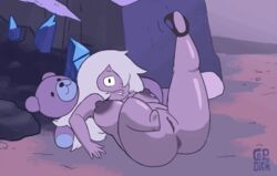 1girls amethyst_(steven_universe) animated anus ass barefoot bbw breasts capy_diem cartoon_network chubby chubby_female completely_nude completely_nude_female female female_focus female_only full_body gem_(species) naked naked_female nipples nude nude_female panties purple_skin pussy solo solo_female steven_universe thick_thighs thighs