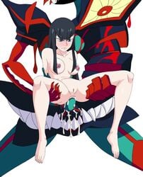 1girls anal angry animated arms_behind_back bare_shoulders barefoot berserk_ryuuko big_breasts big_penis black_hair blue_eyes blush bondage bouncing_breasts breasts carrying closed_eyes completely_nude creampie cum cum_in_ass cum_inside feet female gasp giantess holding_legs incest infinite_cum kill_la_kill kiryuuin_satsuki large_penis long_hair looking_down loop matoi_ryuuko moaning monster nipples no_bra no_panties nude pale-skinned_female penetration pink_nipples pussy pussy_juice rape screaming senketsu sex shorter_than_30_seconds sound stand_and_carry_position straight toes video white_background zone