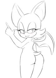rouge the bat from sonic (series) by hearlesssoul