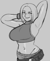 blue mary from fatal fury by royalmilk20