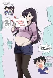 komi shouko from komi-san wa komyushou desu by lewdlemage