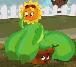flower-pot (pvz) from plants vs zombies by trudo-gosha