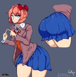 sayori (doki doki literature club) from doki doki literature club by latitude art