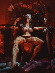 ciri from cd projekt red by lushe3d