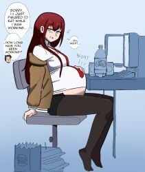 makise kurisu from steins;gate by lewdlemage