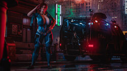 jill valentine from cd projekt red by stevencarson