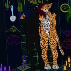 animal_humanoid anthro breasts candle candlestick clock conspiracy duo eye_of_providence felid felid_humanoid feline female female/female genitals hi_res hug humanoid illuminati incest inside jaguar jaguar_humanoid kittybastetinati kittyilluminonca love mammal mammal_humanoid night nude pantherine pantherine_humanoid pentagram plant pussy romantic_ambiance rosettes shampoo shower sibling sister sisters tiles twincest twins yuri