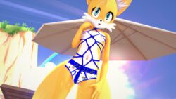 16:9 anthro bodily_fluids bondage bound briefs canid canine clothed clothing cum fox fusionxglave genital_fluids hair hi_res looking_at_viewer male mammal mobian_(species) nipples rope rope_bondage rope_harness sega simple_background solo sonic_(series) sonic_the_hedgehog_(series) submissive submissive_male tails tears topless underwear widescreen