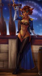 captain amelia from treasure planet by fluff-kevlar