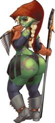 1futa animated ass big_ass blonde_hair clothed futa futa_sans_pussy futanari gloves goblin goblin_futanari green_skin majalis red_hood selkie_(tales_of_androgyny) shortstack solo_focus solo_futa tales_of_androgyny thick_ass thong