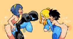 2boys 2girls alien alien_girl blue_skin crap-man dark_samus female fire_emblem fire_emblem:_mystery_of_the_emblem fire_emblem:_shadow_dragon_and_the_blade_of_light from_behind group_sex helmet human human_on_humanoid human_penetrating_humanoid humanoid humanoid_penetrated male male_human/female_alien male_human/female_humanoid marth_(fire_emblem) mega_man mega_man(classic) mega_man_(character) metroid nintendo penis_in_pussy samus_aran sex shy side_view straight super_smash_bros. sweat vaginal_penetration vaginal_sex