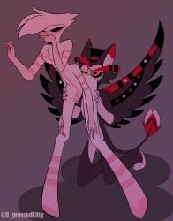 angel_dust_(hazbin_hotel) gay gay_sex hazbin_hotel husk_(hazbin_hotel) tagme yaoi