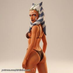 ahsoka_tano ai_generated airtist alien alien/human alien_girl alien_humanoid athletic bikini bikini_bottom bikini_top bra clone_wars close-up close_up closeup female female_only fit high_resolution highres orange_body panties patreon solo star_wars star_wars:_the_clone_wars tagme thong togruta underwear