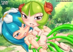 2girls alien alien_girl alien_humanoid anal anal_juice anal_sex anus ass barefoot bbmbbf breasts daisy_the_seedrian feet female female/female galaxina_the_seedrian looking_at_viewer mobius_unleashed nipples nude open_mouth palcomix plant plant_girl plant_humanoid pussy pussy_juice sega sex sisters sonic_(series) sonic_the_hedgehog_(series) sonic_x tentacle tentacle_sex tongue toon.wtf vaginal_penetration vaginal_sex yuri
