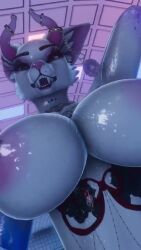 1girls 3d_model anthro breasts female furry solo tagme unity_(engine) video vrchat vrchat_avatar vrchat_model