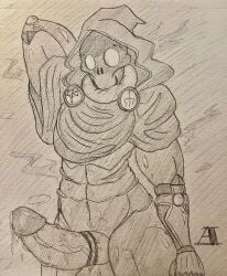 2023 2d a1uvion character_request solo solo_male traditional_media_(artwork)
