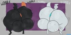 auratw1nk balls big_ass big_balls bubble_butt casualties:_unknown expie_(gunsawian) femboy furry huge_ass huge_balls hyper_ass milky_(gunsawian) tagme thick_thighs wide_hips
