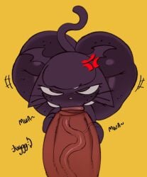 2boys angry animal_ears anthro ass big_ass big_penis bottom_heavy cat_ears cat_tail fellatio femboy freckles furry girly male male_only original_character penis tail thick_thighs tuggg wide_hips
