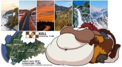 bbw big_breasts breasts cleavage female furry huge_breasts maple_(mexifurfoof) mexifurfoof overweight tagme thick_thighs wide_hips
