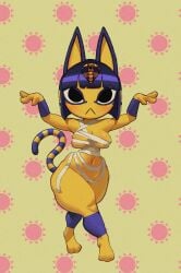 animal_crossing ankha ankha_(animal_crossing) egiptian oppmann tagme