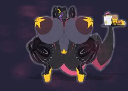 anthro anthro_female anthro_only anthrofied areola areolae big_areola big_areolae big_areolas big_boobs big_breasts boobs boobs_bigger_than_head breast_bigger_than_head breasts breasts_out carls_jr curvaceous curvy curvy_body curvy_female curvy_figure curvy_hips female female_anthro female_only gigantic_breasts huge_areola huge_areolae huge_areolas huge_boobs huge_breasts image_sample large_boobs large_breasts leg_up long_tail massive_areolae massive_boobs massive_breasts milobaabaa pasties pierced_nipples piercing piercings pokemon pokemon_(species) reptile reptile_girl reptilian revifrry salazzle solo solo_anthro solo_female squatting star star_pasties thigh_highs thighhighs thighs thighs_together tongue_out voluptuous voluptuous_anthro voluptuous_breasts voluptuous_female