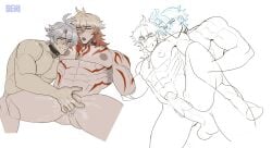 2boys honkai:_star_rail intersex mydei_(honkai:_star_rail) phaidei_(honkai:_star_rail) phainon_(honkai:_star_rail) yaoi