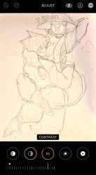 2023 2d a1uvion character_request traditional_media_(artwork)