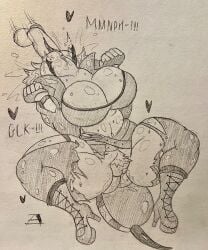 2023 2d a1uvion character_request traditional_media_(artwork)