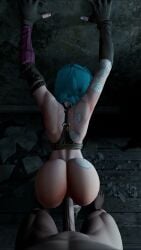 1boy 1boy1girl 1girls 3d animated arawaraw arcane arcane_jinx ass bouncing_ass child_bearing_hips curvaceous curvaceous_body curvaceous_female curvaceous_figure curvaceous_hips curvaceous_thighs doggy_style fucked_from_behind fucked_silly jinx_(arcane) jinx_(league_of_legends) league_of_legends male penis pov riot_games side_view sideboob sound tagme video waifu
