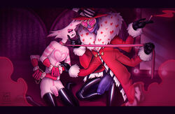 angel dust (hazbin hotel) from hazbin hotel by completealienation
