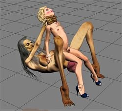abuse age_difference balls big_lips bimbo breasts claws female femboy futanari gif_author grandmother granny hag high_heels huge_balls huge_breasts huge_cock intersex lipstick male older_female penis rape size_difference skinny veins veiny veiny_penis