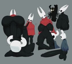 1boy anal balls big_balls big_breasts black_skin brother_and_sister cape casual cloak female half_brother half_siblings half_sister heart hollow_knight horn hornet_(hollow_knight) huge_balls huge_cock huge_penis hyper hyper_penis incest insects large_penis long_penis looking_at_penis male moba_(artist) outerwear protagonist_(hollow_knight) red_cape shade_(hollow_knight) siblings small_but_hung thick_penis upskirt void