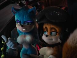 2girls big_breasts edit freddyker furry furry_female genderswap_(mtf) paramount_pictures ring rule_63 sega sex_toy sonic_(series) sonic_the_hedgehog sonic_the_hedgehog_(film) sonic_the_hedgehog_(series) sonic_the_hedgehog_3_(film) tails tails_the_fox yuri