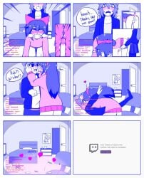 2boys 2femboys accident accidental_circumstance accidental_exposure all_fours anal anal_insertion anal_masturbation bed bedroom big_dildo blue_panties crossdressing cum cum_in_ass cum_in_pussy cum_inside cum_inside_anus cumming cumming_while_penetrating dildo dildo_in_ass doggy_style doggystyle embarrassed embarrassed_expression erect_penis erect_while_penetrated erection femboy femboy_on_femboy from_anal_sex gay livestream long_hair male/male no_homo open_mouth orgasm orgasm_face passionate_kiss passionate_sex penis penis_in_ass pink_dress pleasure_face ruborised saltyslice sex sex_from_behind sissy smiling streamer streaming surprised surprised_expression trap trap_on_trap x-ray yaoi