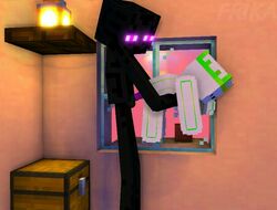 enderman from minecraft by fr1ka